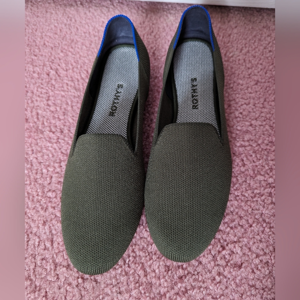 Cypress green loafer Rothy's